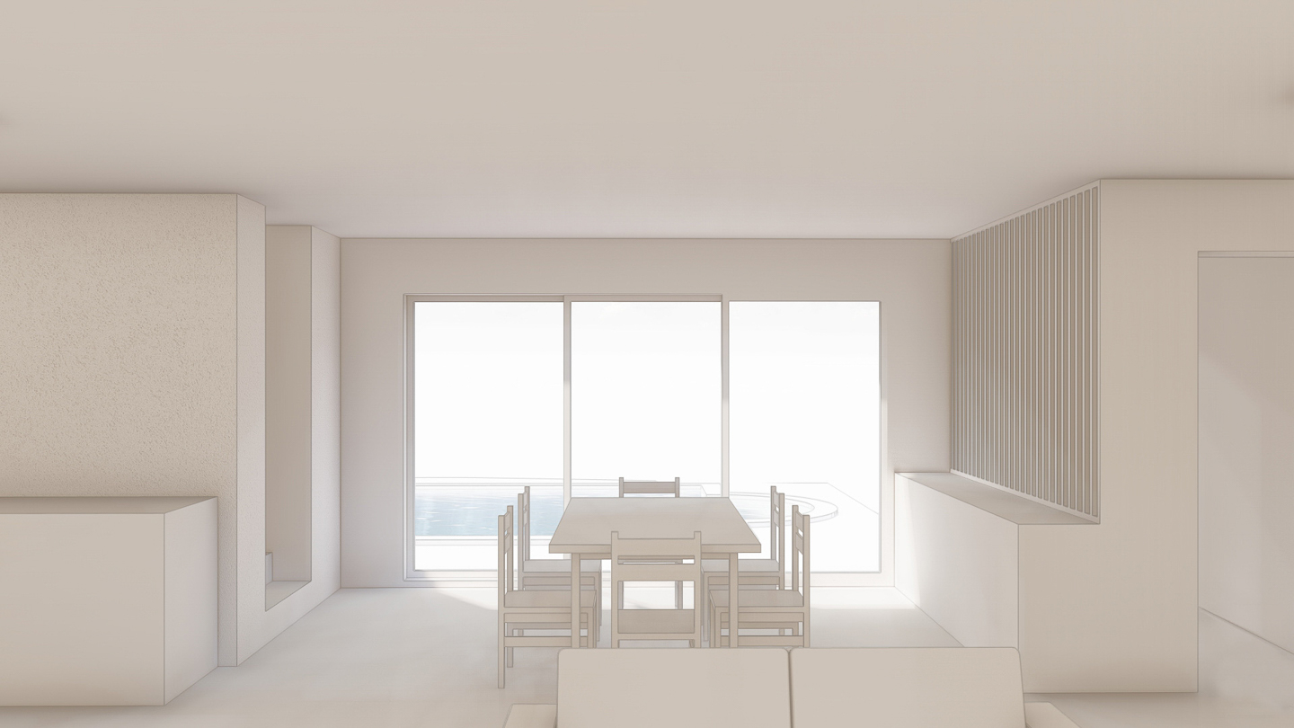 Perspective salle à manger