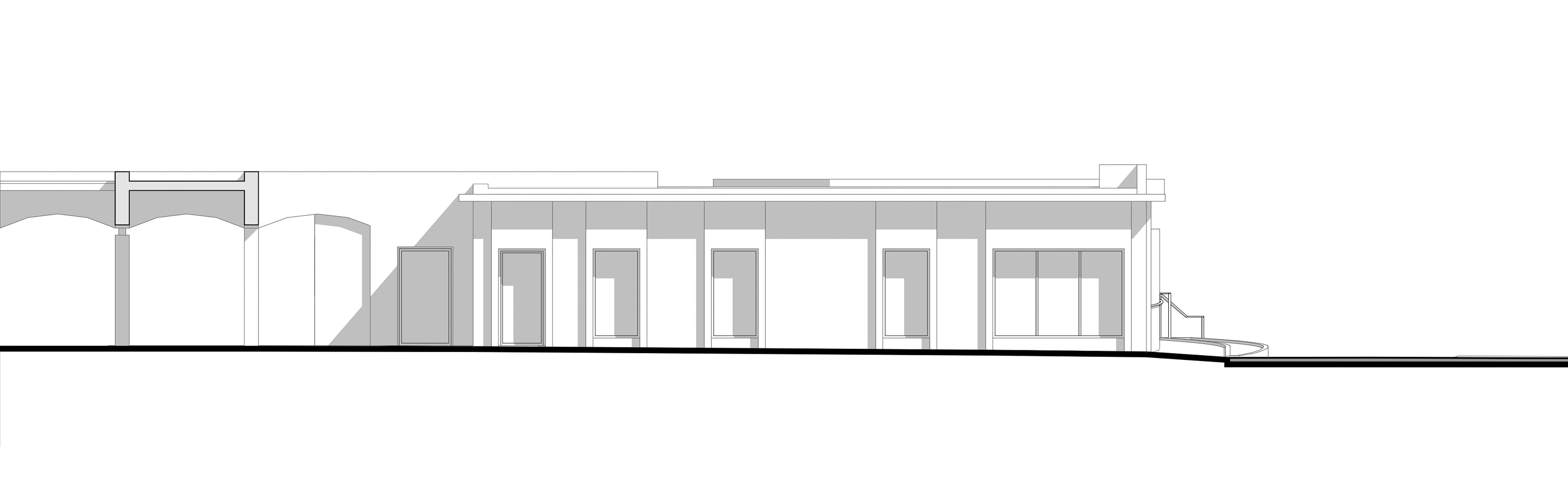 Façade ouest projet